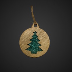 Weihnachtsbaum in Gold