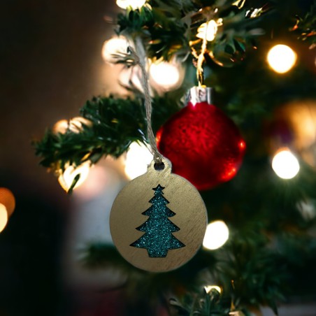 Weihnachtsbaum in Gold